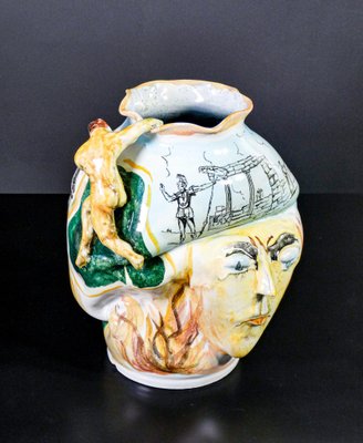 Glazed Majolica Vase from Marino-OJE-1416284