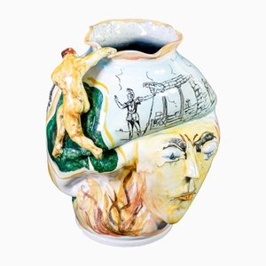 Glazed Majolica Vase from Marino-OJE-1416284