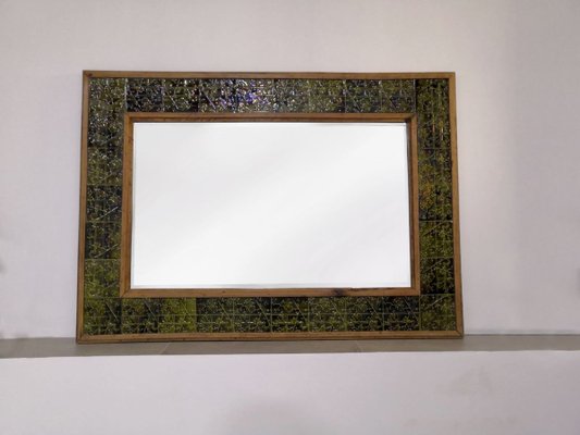 Glazed Minton China Mosaic Mirror, Late 1800s-JJT-840871