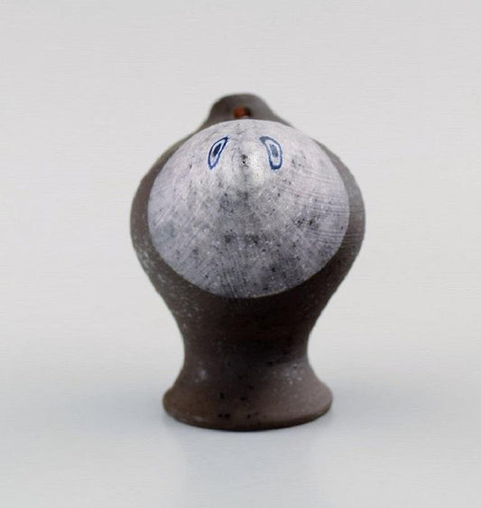 Glazed Stoneware Flute Shaped Like a Bird by Thomas Hellström for Nittsjö