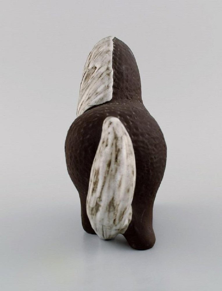 Glazed Stoneware Horse by Karl Erik Iwar for Nittsjö, 1960s