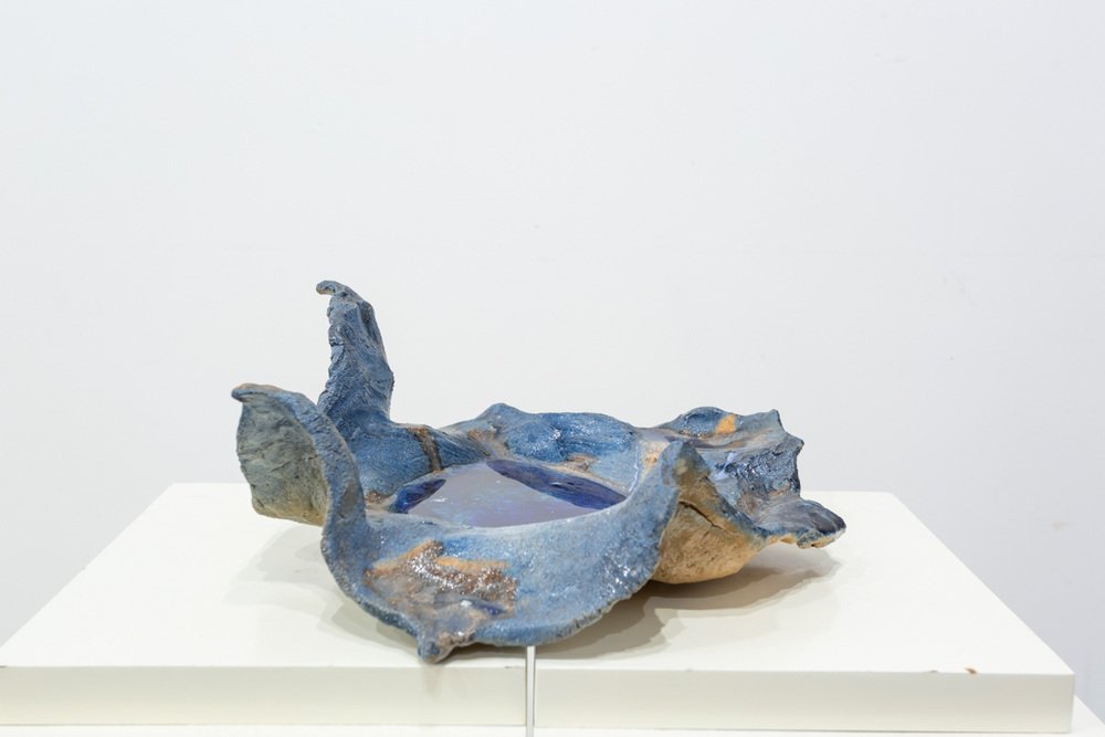 Glazed Stoneware Piece, Spain, 1970s