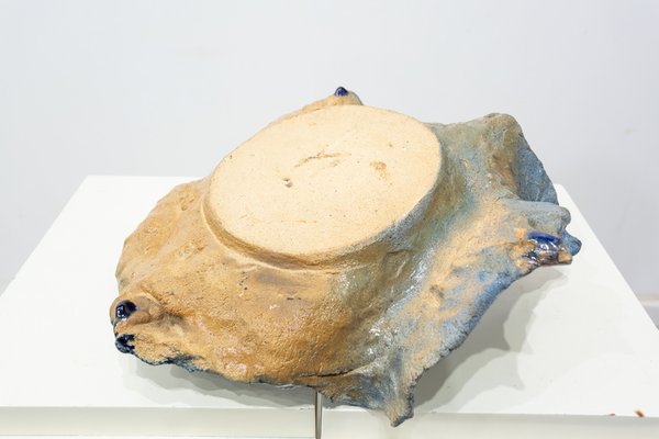 Glazed Stoneware Piece, Spain, 1970s