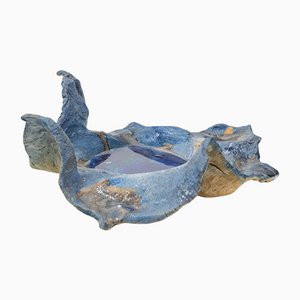 Glazed Stoneware Piece, Spain, 1970s-UJE-1100741