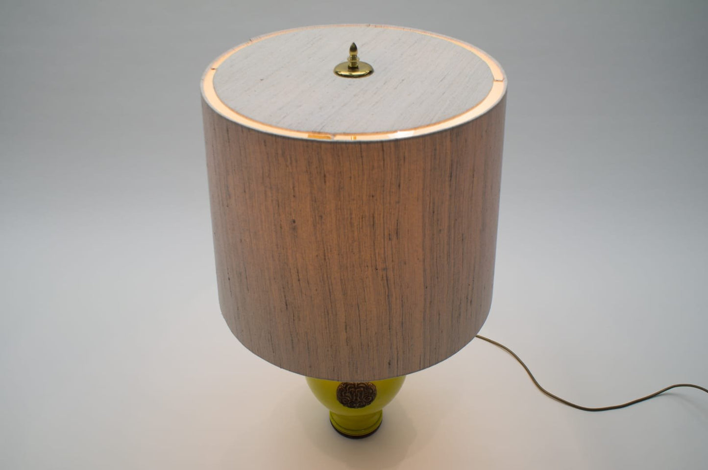 Glazed Table Lamp by Ugo Zaccagnini, 1960s