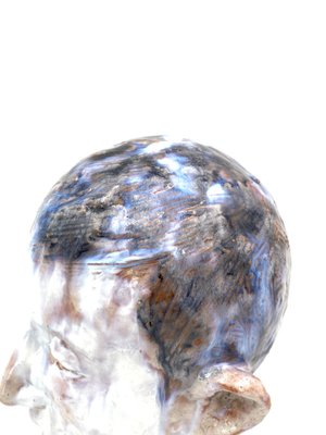 Glazed Terracotta Boy Head, France, 1958-TXN-1013106