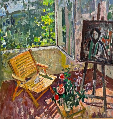 Gleb Savinov Veranda Window, Summer, 1983-QUE-1165796