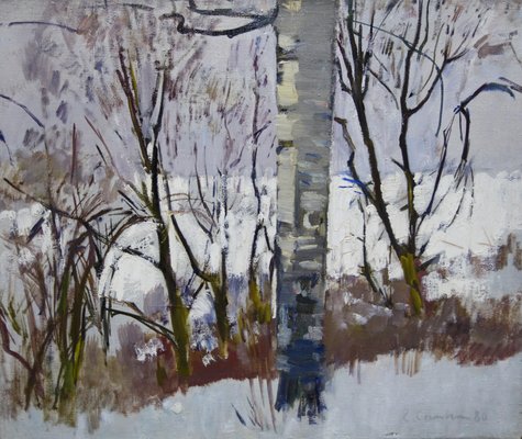 Gleb Savinov, Winter in the Wood, 1980-QUE-944030