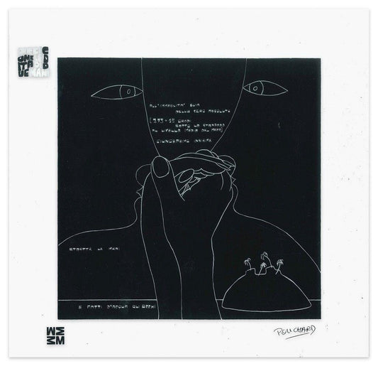 Gli Occhi - Screen Print on Acetate by E. Pouchard - 1973