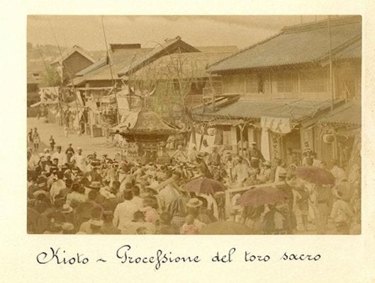 Glimpses of Japanese Shrines in Kyoto - Ancient Albumen Print 1870/1890 1870/1890-ZCI-760804