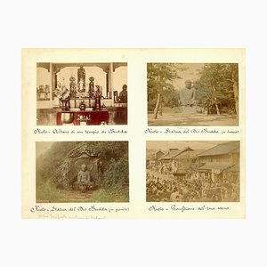 Glimpses of Japanese Shrines in Kyoto - Ancient Albumen Print 1870/1890 1870/1890-ZCI-760804