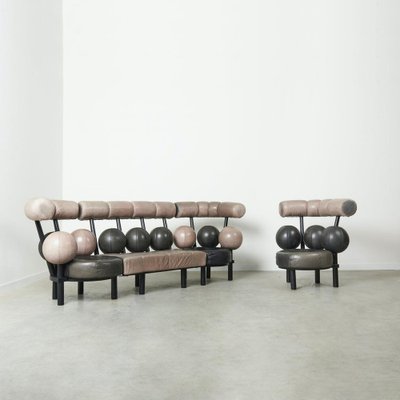 Globe Modular Sofa or Chairs by Peter Opsvik for Stokke Furniture, 1980s, Set of 4-TWF-1813340