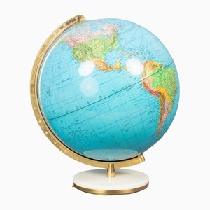 Globe With Marble Base & Lighting from Oestergaard, Germany-VLO-1225500