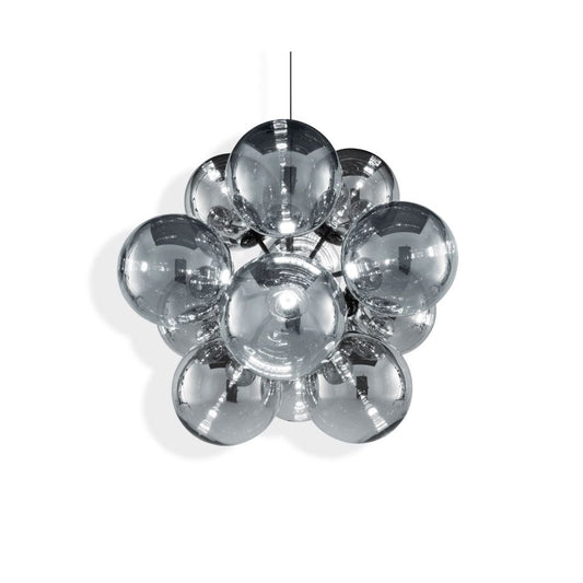 Globe Burst - Led Polycarbonate Chandelier by Tom Dixon #Chrome