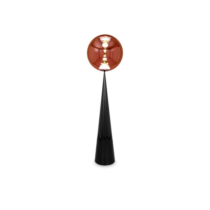 Globe Cone Fat - Metal And Polycarbonate Led Floor Lamp by Tom Dixon #Copper