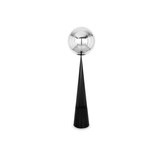 Globe Cone Fat - Metal And Polycarbonate Led Floor Lamp by Tom Dixon #Silver