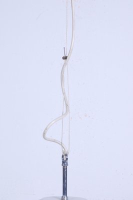 Glossy White Glass Pendant, 1980s-XSG-1328750