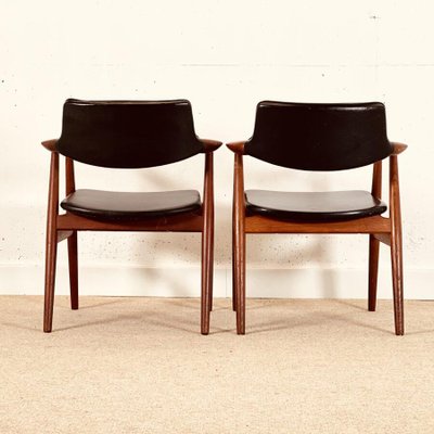 GM11 Dining Room Chair by Svend Aage Eriksen, 1960, Set of 4-KRJ-1823392