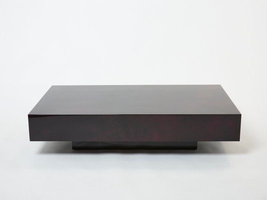 Goatskin Parchment Coffee Table by Aldo Tura, 1960s-YJA-1344275