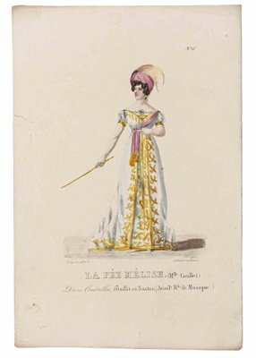 Godefroy Engelmann, Grands Théâtres de Paris - La Fée Melise, Original Lithograph, 19th Century-ZCI-983946