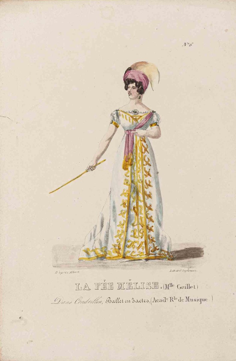 Godefroy Engelmann, Grands Théâtres de Paris, La Fée Melise, Original Lithograph, 19th-Century