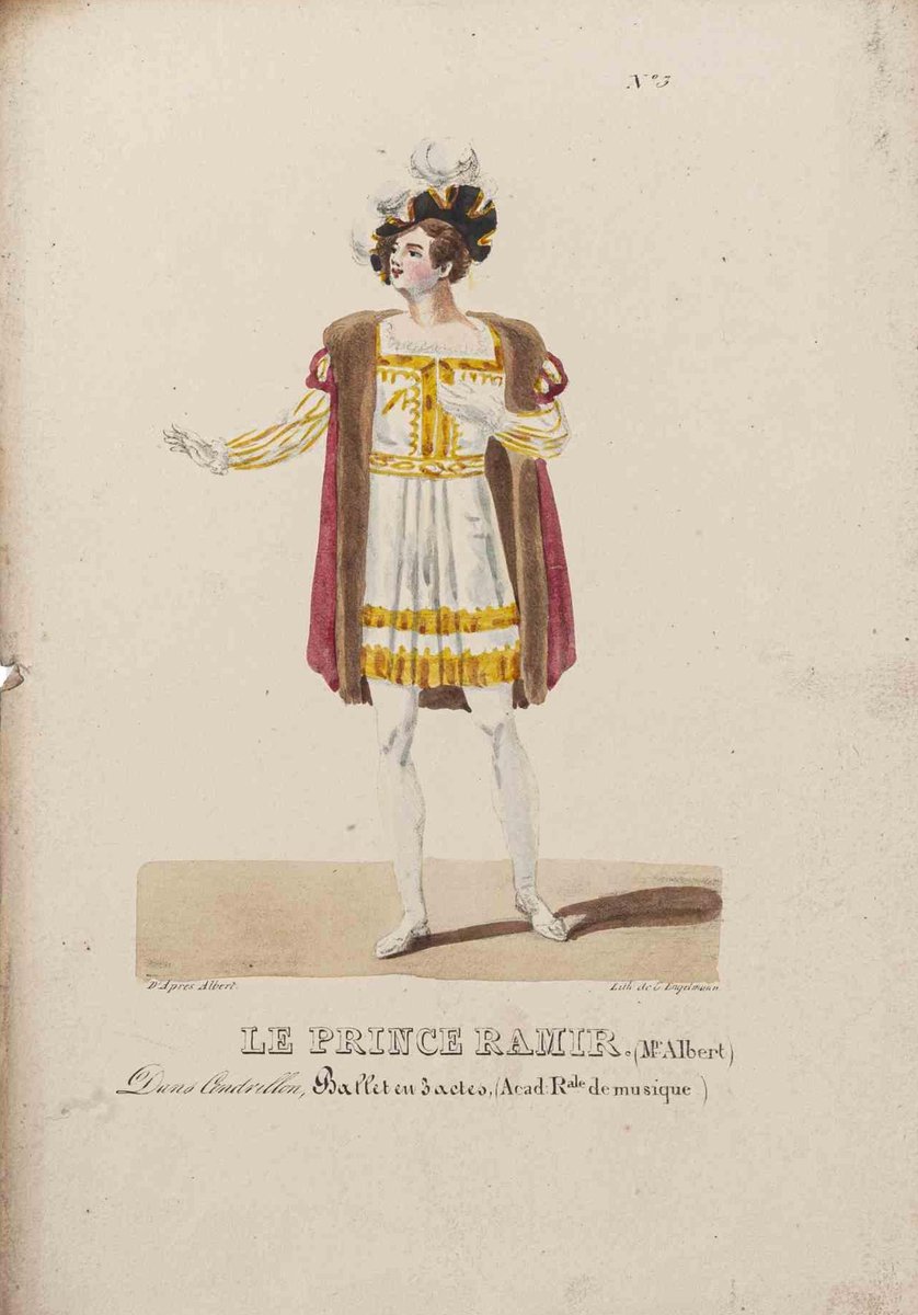 Godefroy Engelmann, Grands Théâtres de Paris, Prince Ramir, Original Lithograph, 19th-Century