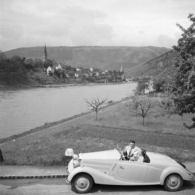 Going to Neckargemuend by Car Near Heidelberg, Germany 1936, Printed 2021-DYV-990654