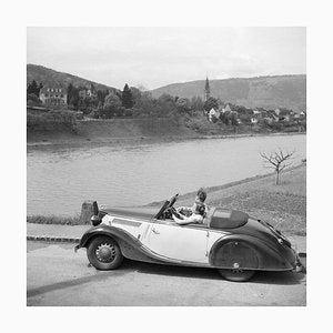 Going to Neckargemuend by Car Near Heidelberg, Germany 1936, Printed 2021-DYV-990652