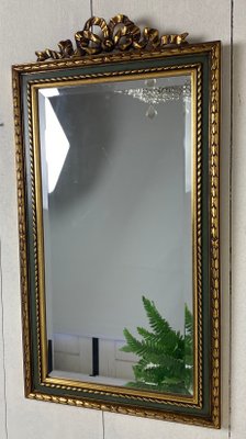 Gold and Green Mirror from Deknudt, 1970s-WZZ-828551