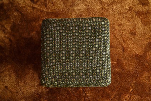 Gold and Green Square Foot Rest-OA-1366851