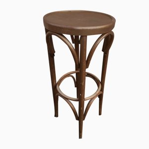 Gold Bistro Stool in the Style of Thonet, 1980s-SDV-754275