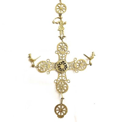 Gold Crucifix, Early 20th Century-OLY-1056675