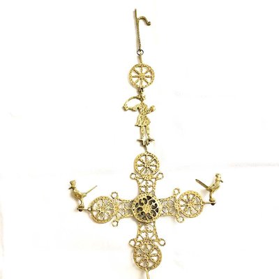 Gold Crucifix, Early 20th Century-OLY-1056675