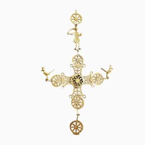 Gold Crucifix, Early 20th Century-OLY-1056675