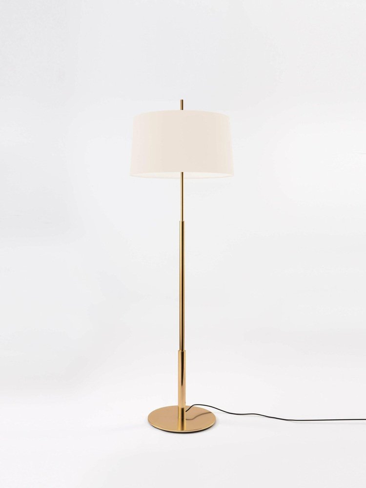 Gold Diana Floor Lamp by Federico Correa