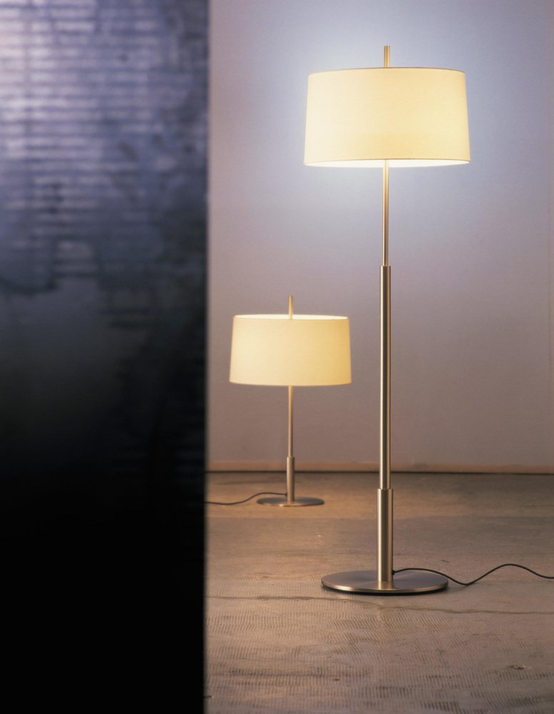 Gold Diana Floor Lamp by Federico Correa