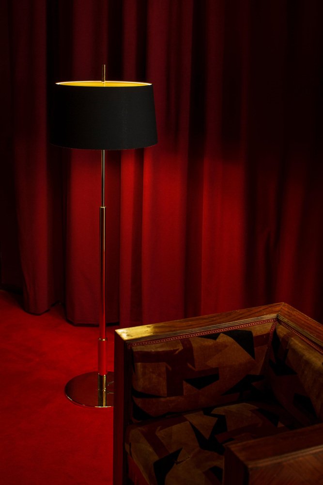 Gold Diana Floor Lamp by Federico Correa