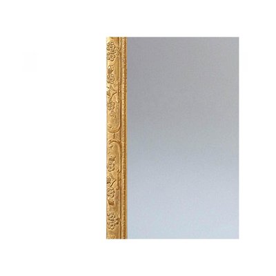 Gold Foil Hand-Carved Wooden Mirror, 1970-UZ-862861