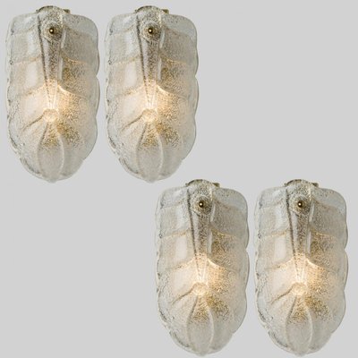 Gold Glass Murano Wall Sconces by Barovier & Toso, Italy, 1960s-VDW-2035166