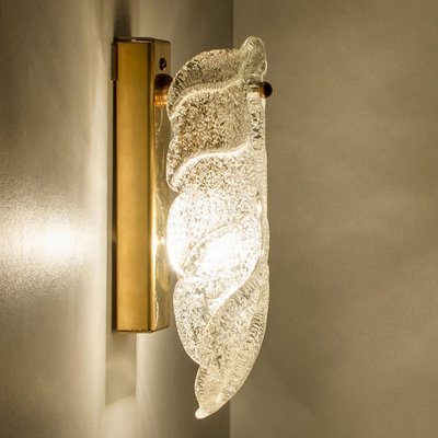 Gold Glass Murano Wall Sconces by Barovier & Toso, Italy, 1960s-VDW-2035166