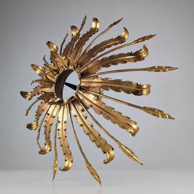 Gold Leaf Sun Lamp, 1950s-JJT-1822092