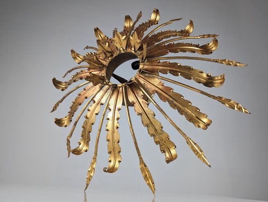 Gold Leaf Sun Lamp, 1950s-JJT-1822092