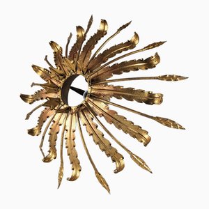 Gold Leaf Sun Lamp, 1950s-JJT-1822092