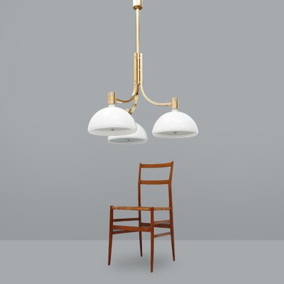 Gold-Plated As/Am Ceiling Light by Franco Albini and Franca Helg for Sirrah, 1970s-EZ-1765081