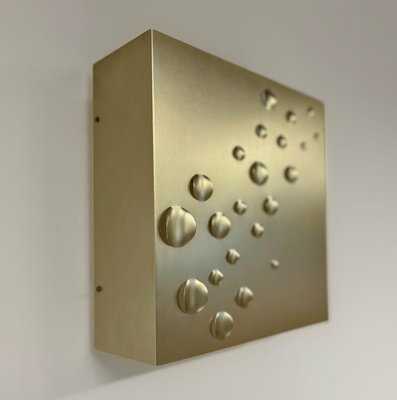 Gold Star Rain Wall Lamp by E.J Jelles for Raak, 1960s-ZT-2024082