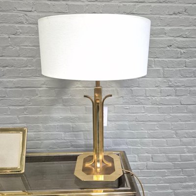 Gold Table Lamp from Belgo Chrom, 1980s-OLQ-2033033