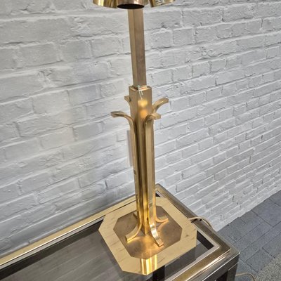 Gold Table Lamp from Belgo Chrom, 1980s-OLQ-2033033