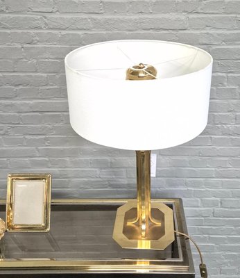 Gold Table Lamp from Belgo Chrom, 1980s-OLQ-2033033