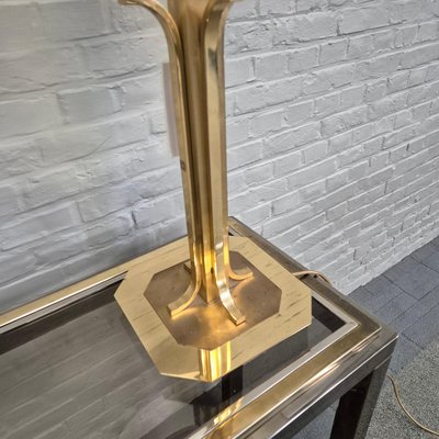 Gold Table Lamp from Belgo Chrom, 1980s-OLQ-2033033