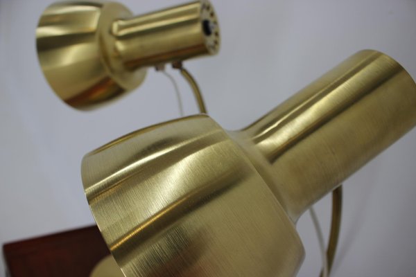 Gold Table Lamps from Napako, 1960s, Set of 2-TZ-602085